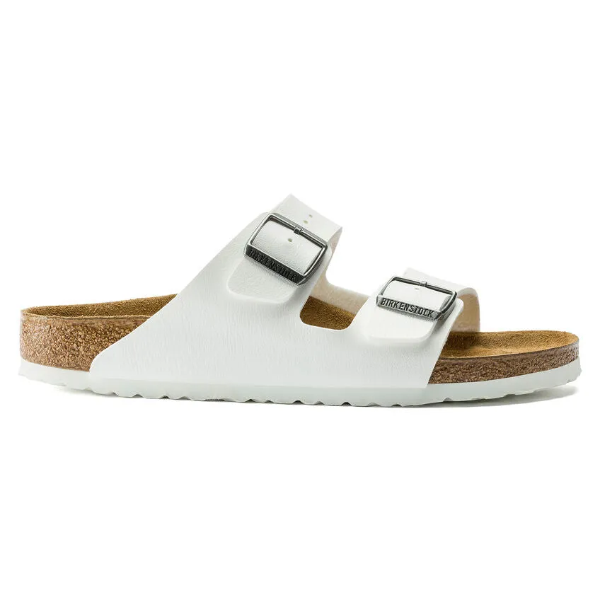 BIRKENSTOCK LADIES ARIZONA BIRKO FLOR - WHITE