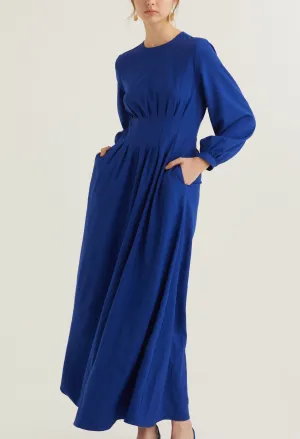 Bishop Sleeve Elegant Maxi Dress