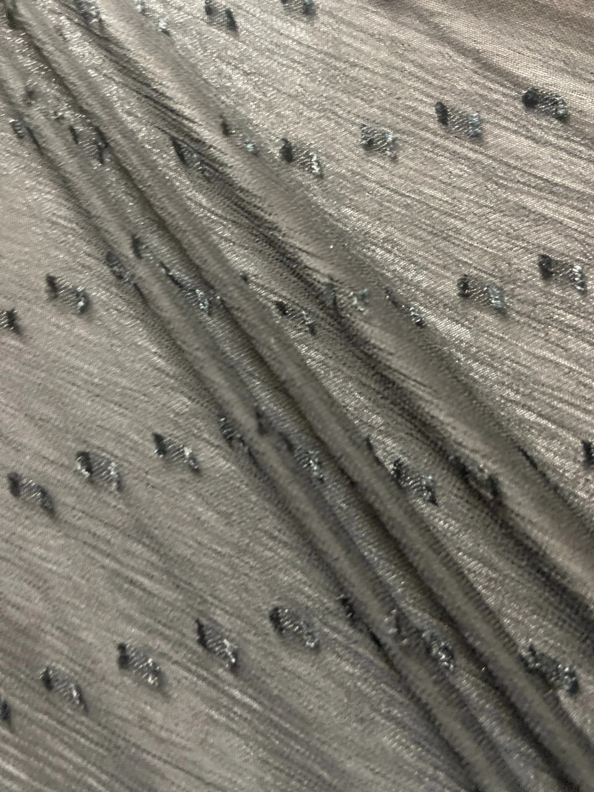 Black Chip Dot Chiffon