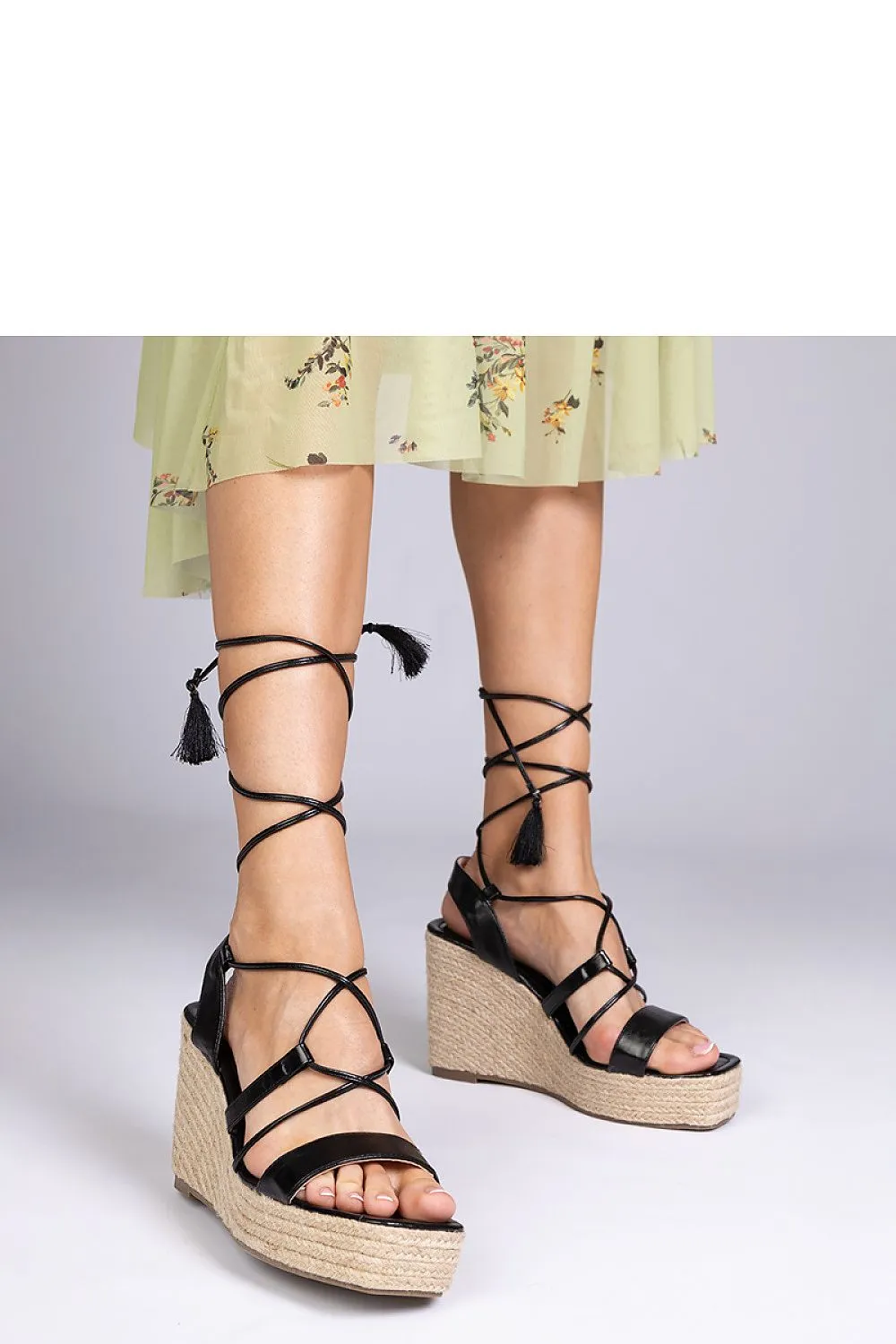 Black wedge espadrilles Klea