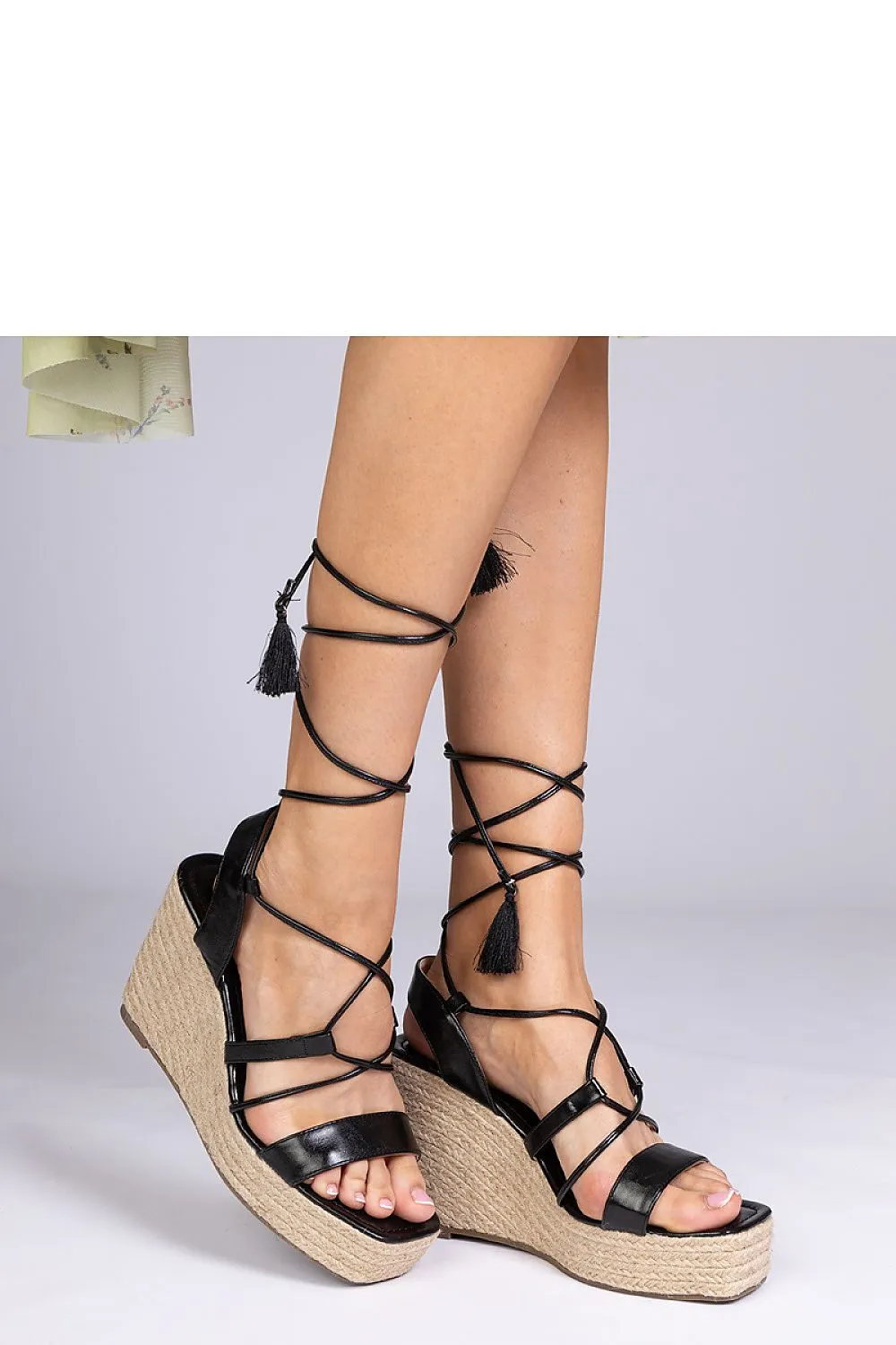 Black wedge espadrilles Klea