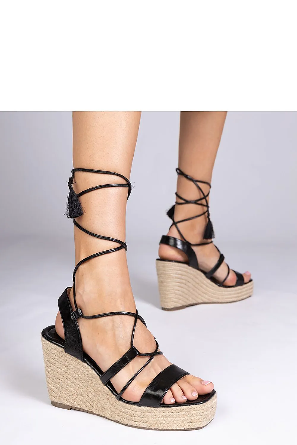 Black wedge espadrilles Klea