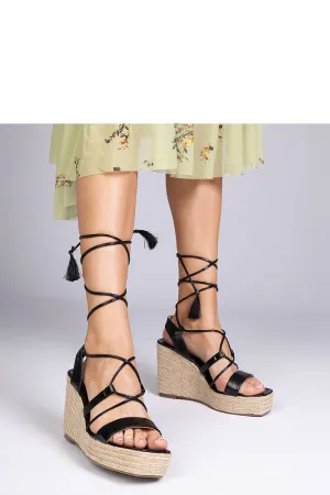 Black wedge espadrilles Klea