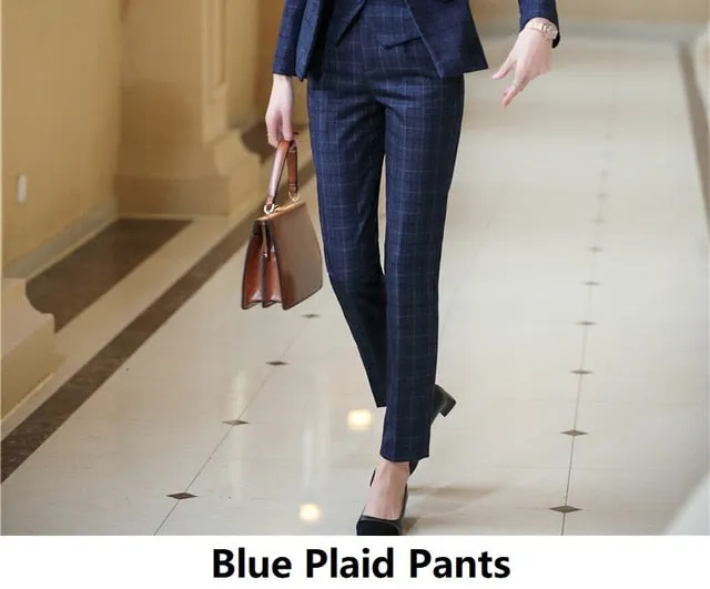 Blazer Fashion Plaid