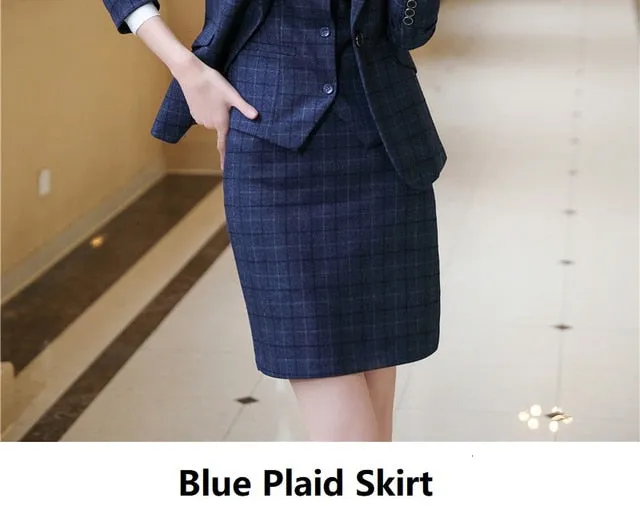 Blazer Fashion Plaid