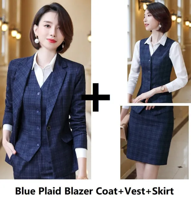 Blazer Fashion Plaid
