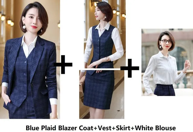 Blazer Fashion Plaid