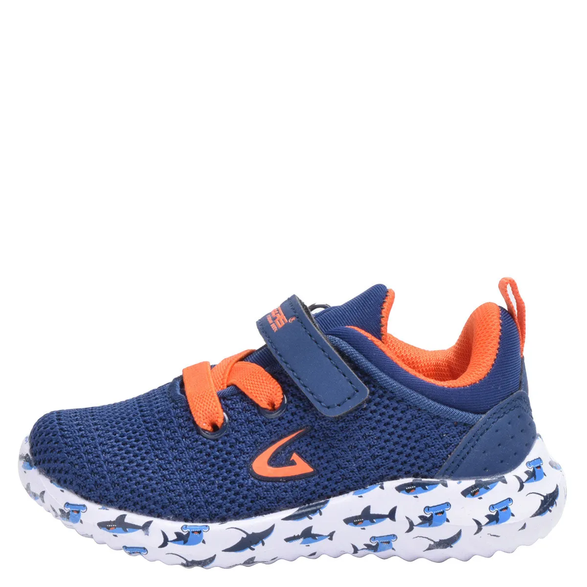 Boys Toddler Shoes Shark Athletic Kids Sneakers, Sizes 5-10