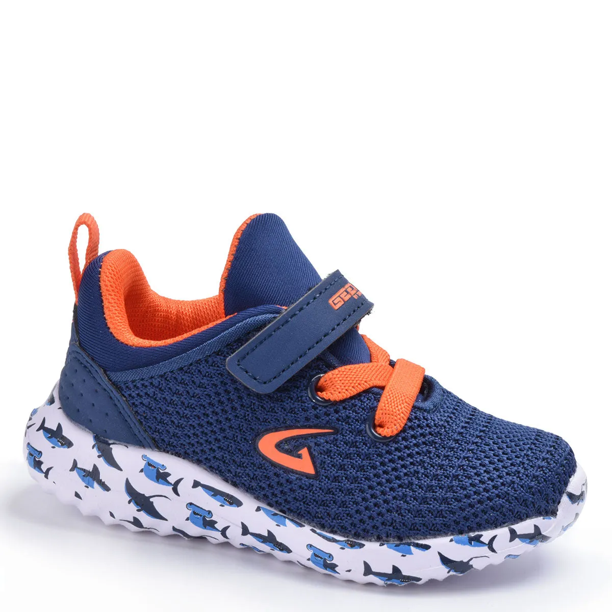 Boys Toddler Shoes Shark Athletic Kids Sneakers, Sizes 5-10