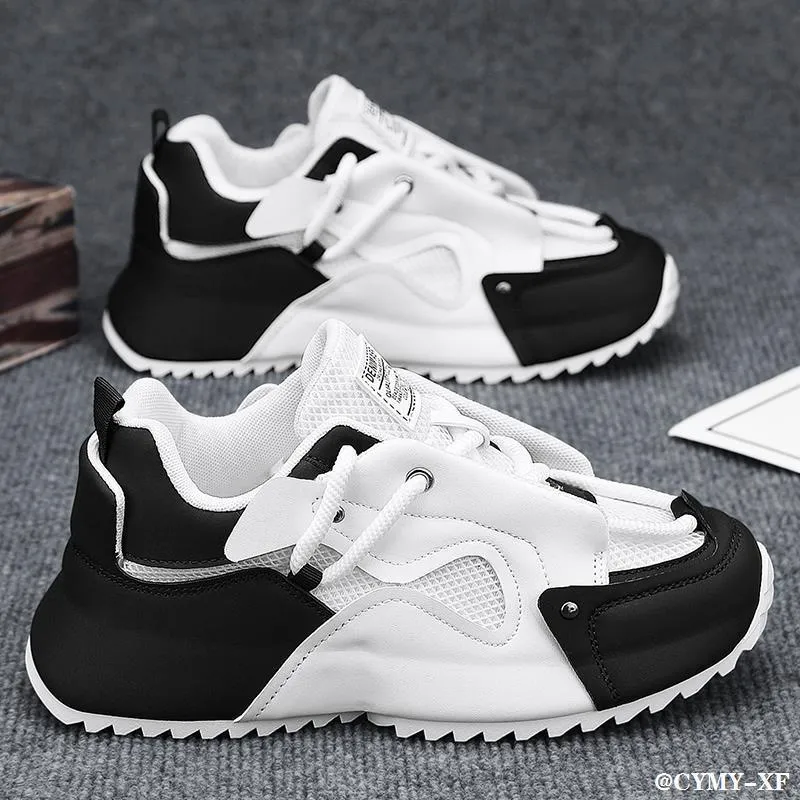 Breathable Mesh Platform Sports Shoes