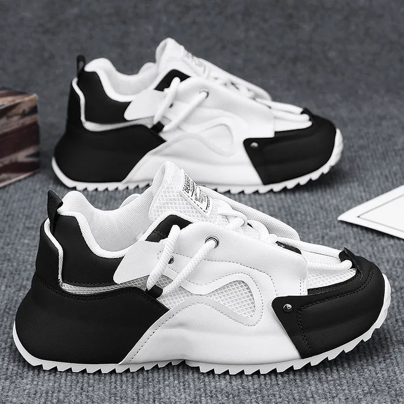 Breathable Mesh Platform Sports Shoes
