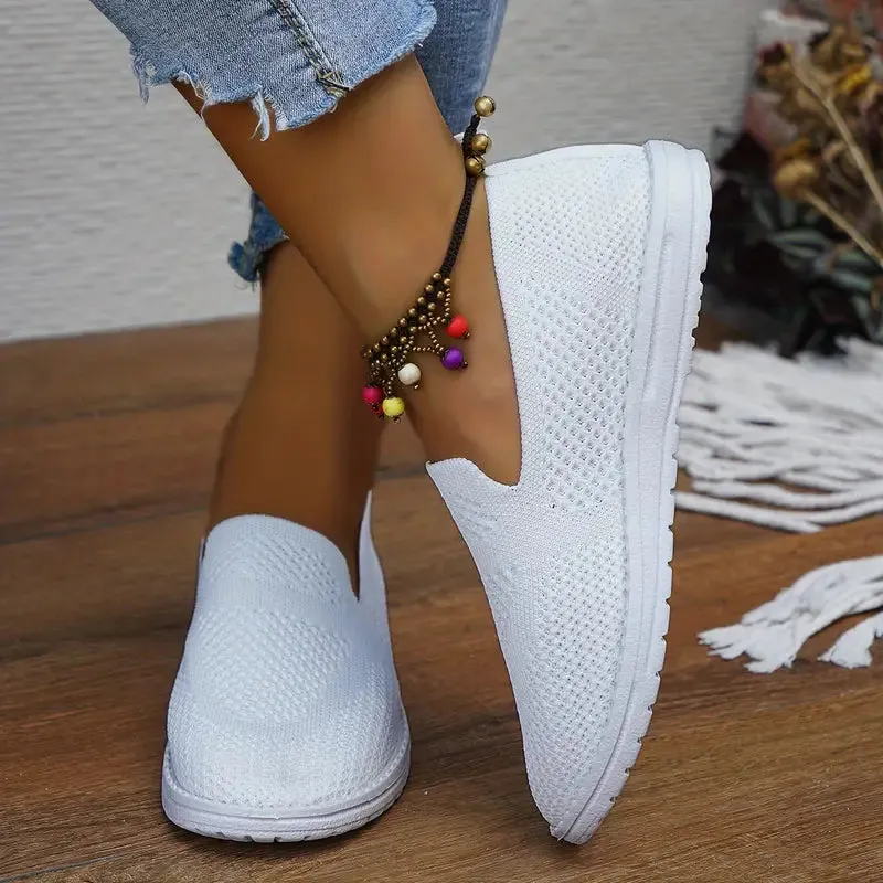 Breathable Slip-On Mesh Sneakers Casual
