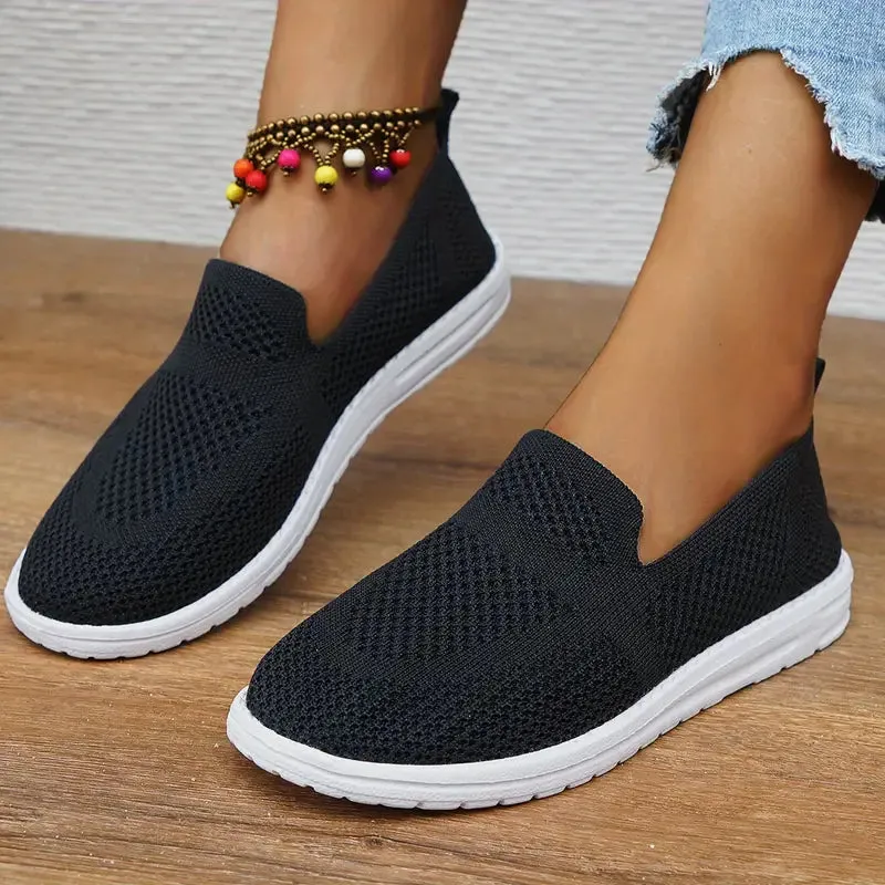 Breathable Slip-On Mesh Sneakers Casual
