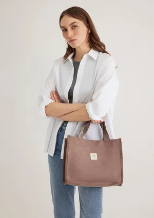 Brown Tote Bag