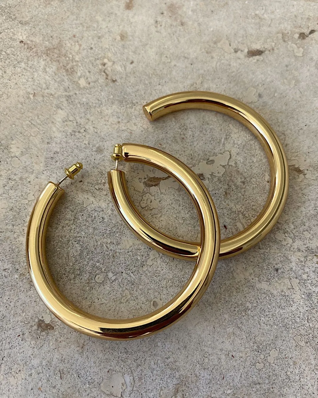 Bryiana Gold Hoop Earrings