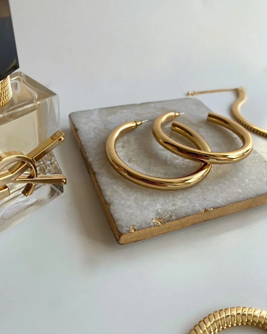 Bryiana Gold Hoop Earrings