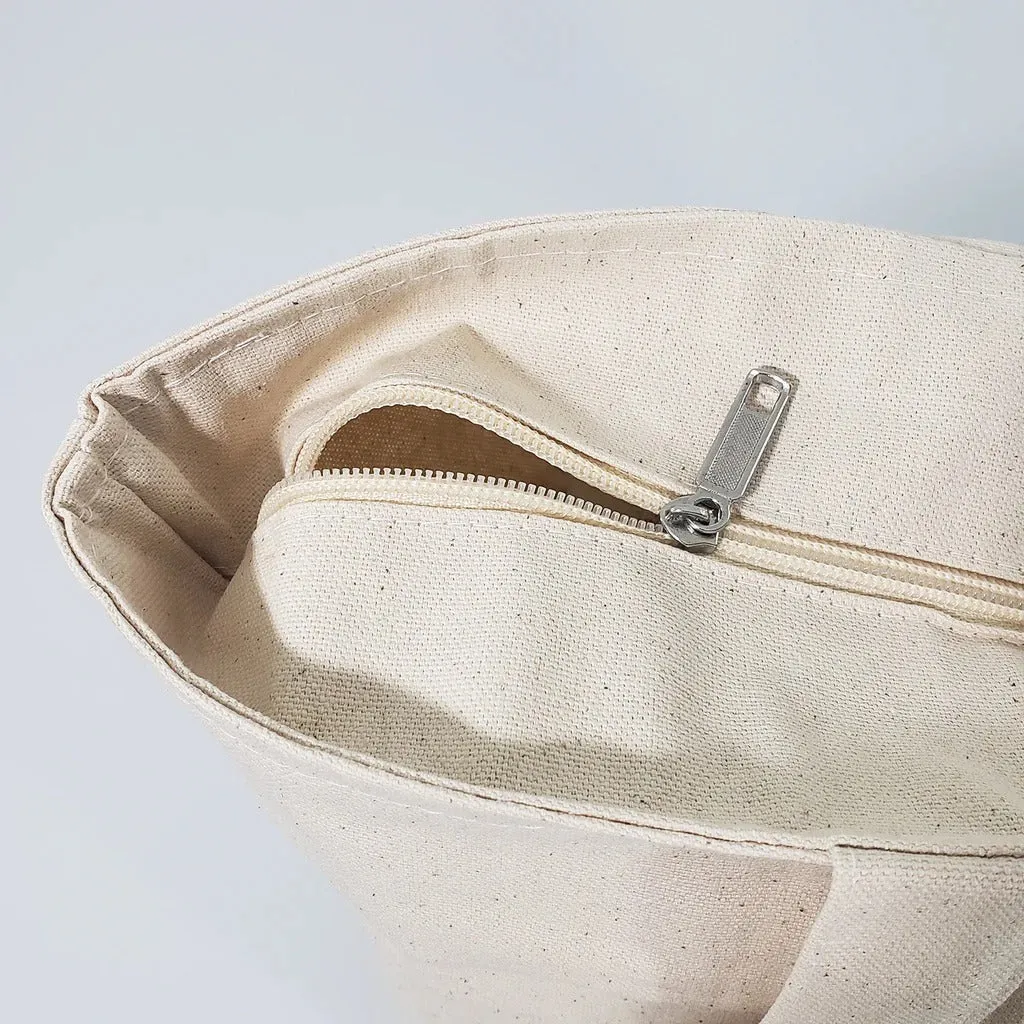 Butterfly Tote Bag With Zipper