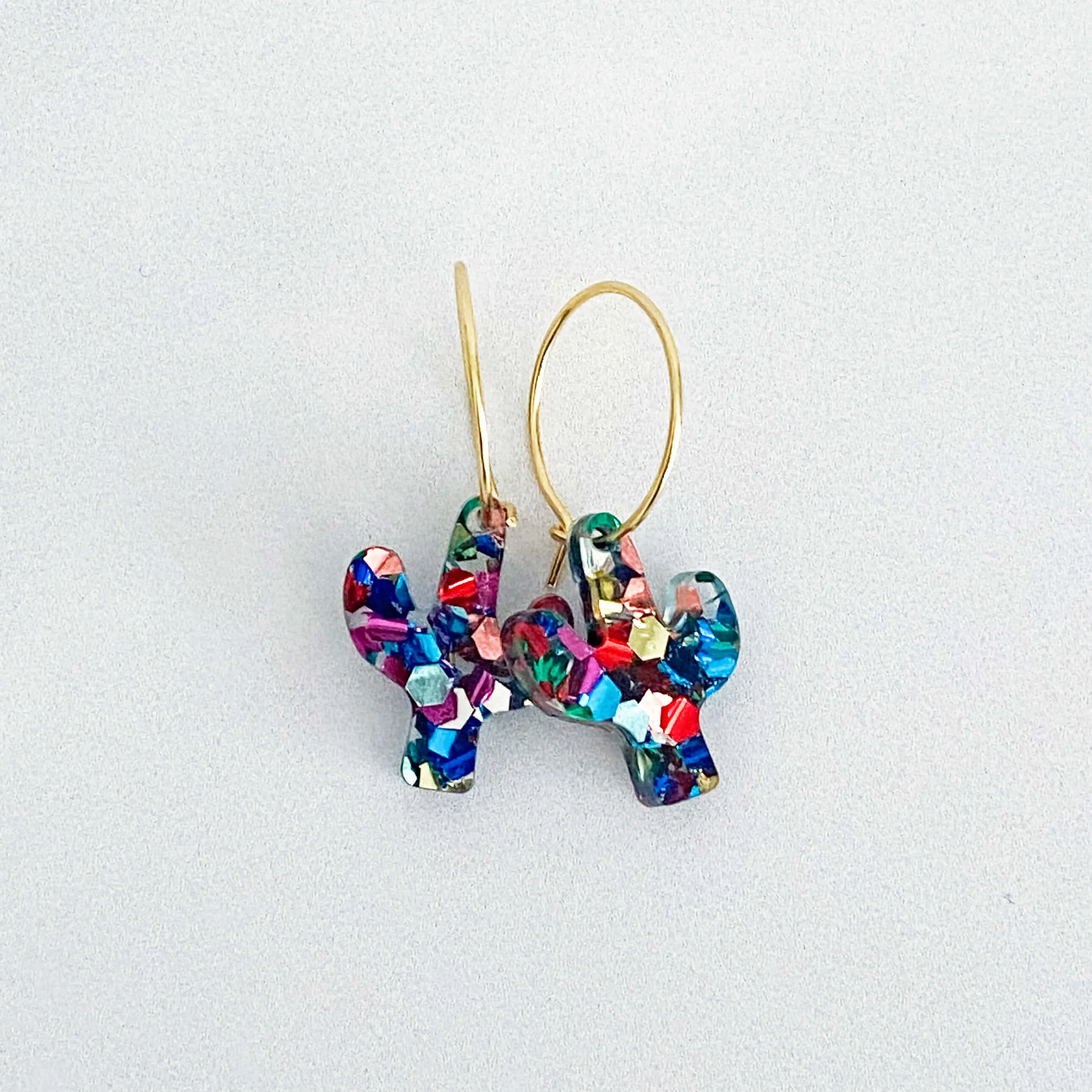 Cactus Mini Hoop Earrings