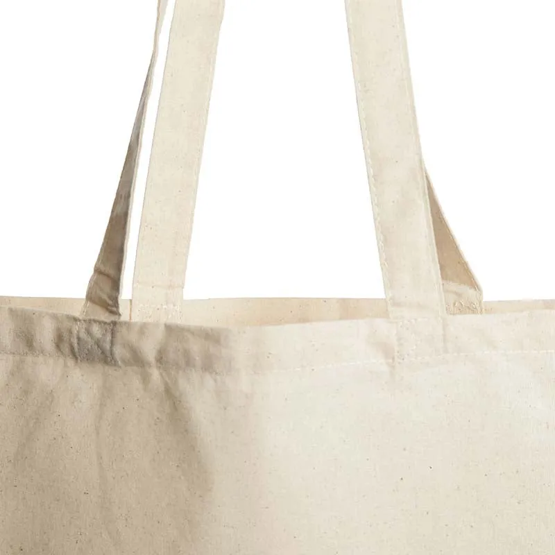 Calico Tote Bags with Short Handles - 2 Sizes