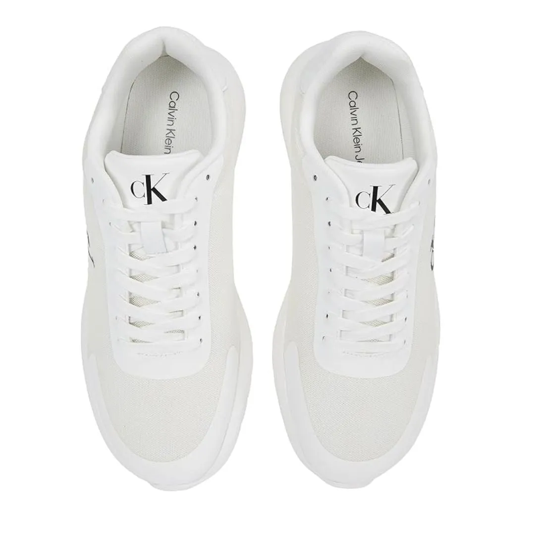 Calvin Klein Eva Mesh Runner Trainers YM0YM01264-WHT