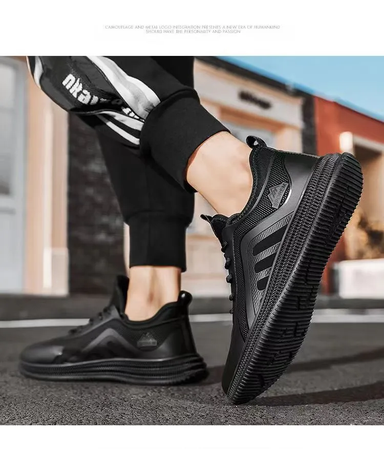 Cameron – Breathable Casual Sneakers in Premium Vegan Leather