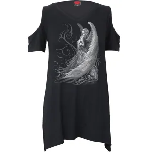 CAPTIVE SPIRITS - Cold Shoulder Goth Bottom Top