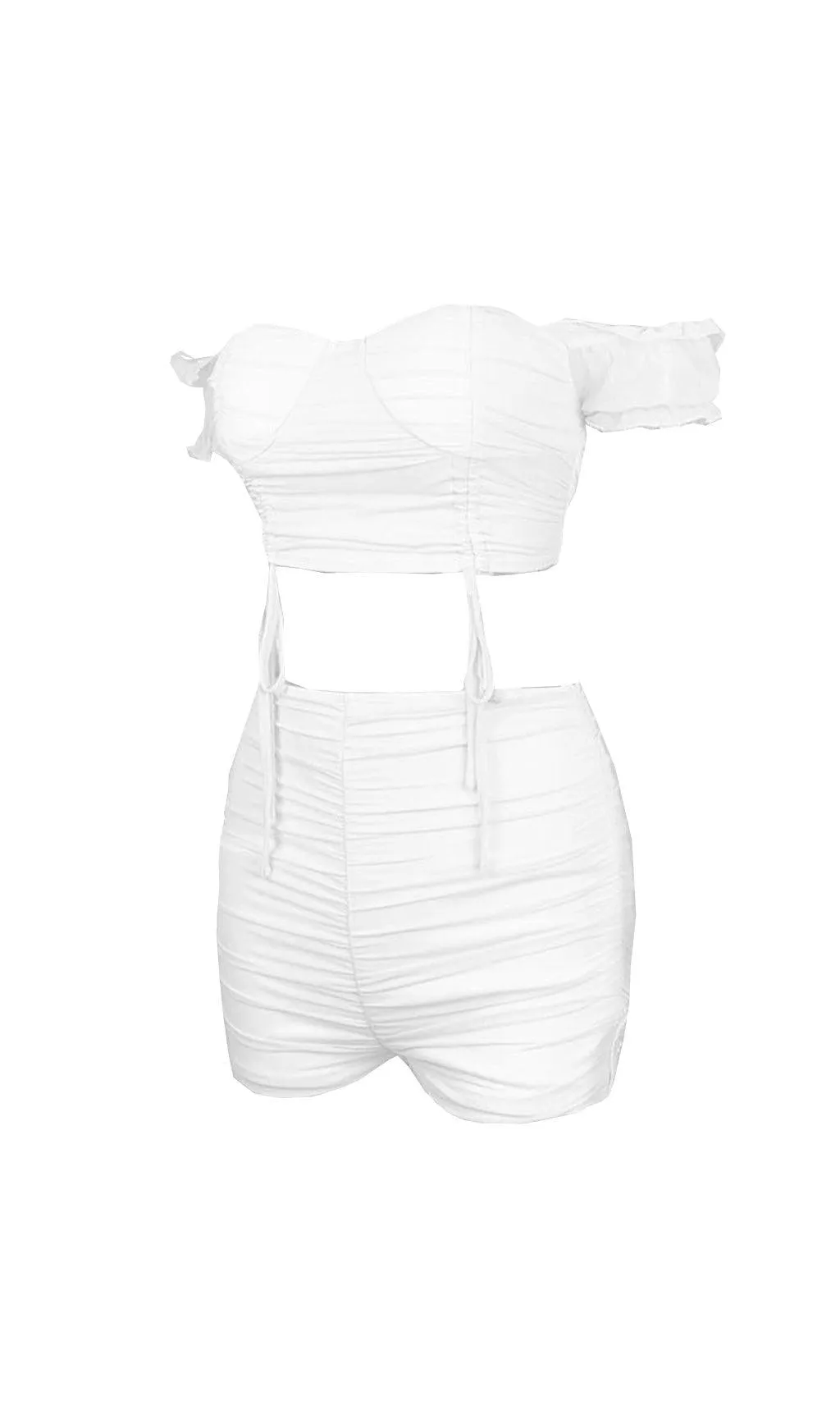 Card shoulder net yarn suit.