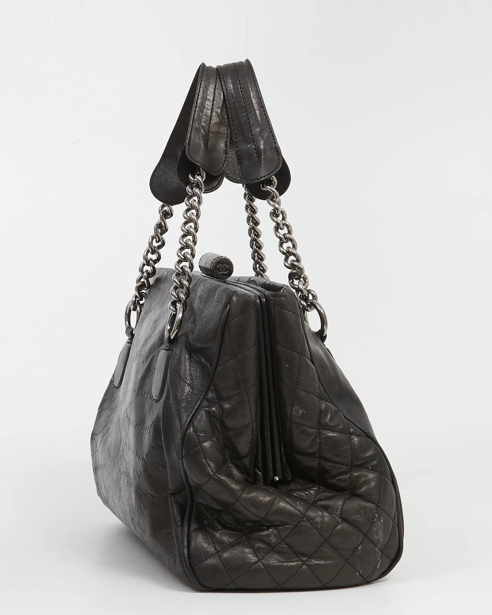 Chanel Black Lambskin Large Perfect Day Tote Bag