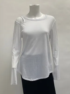 Chaser Long Sleeved Cold Shoulder Top