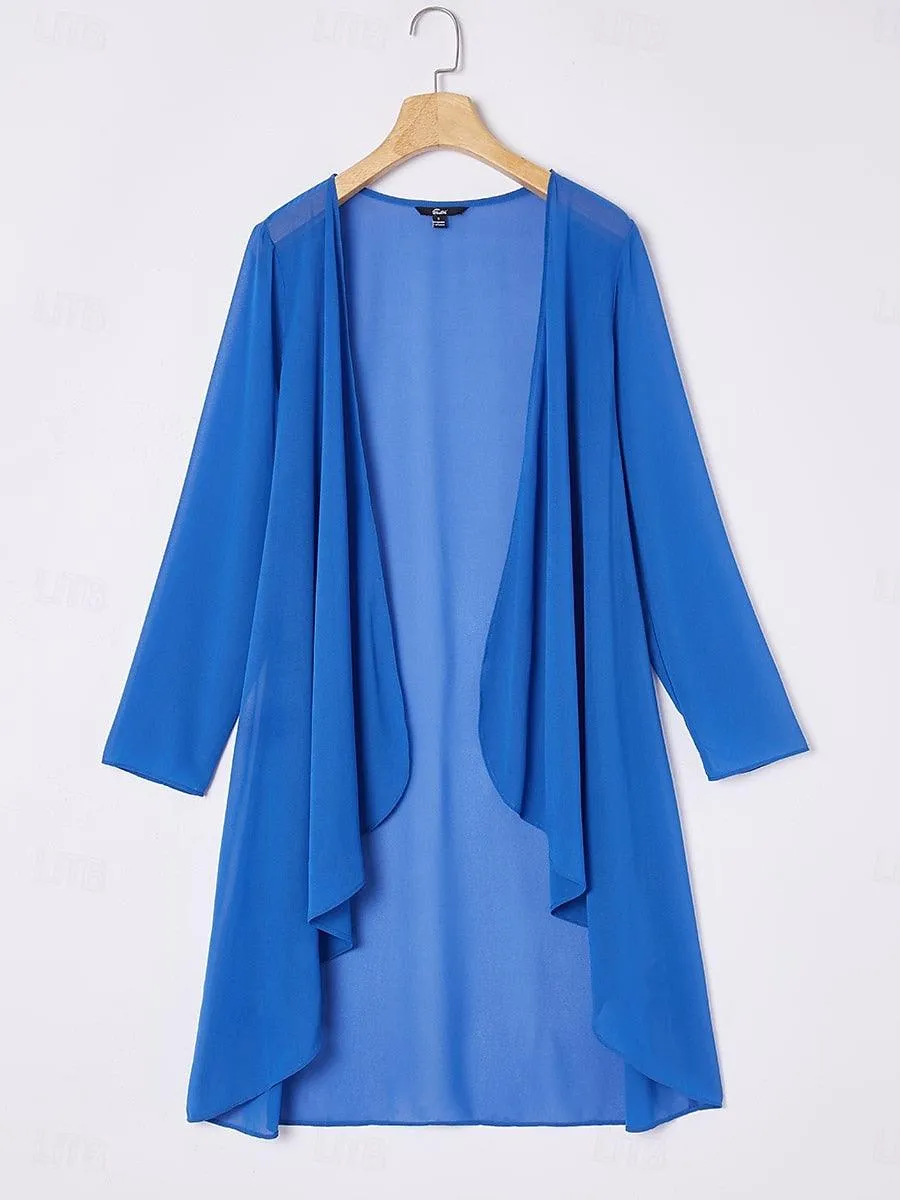 Chiffon Duster Cardigan