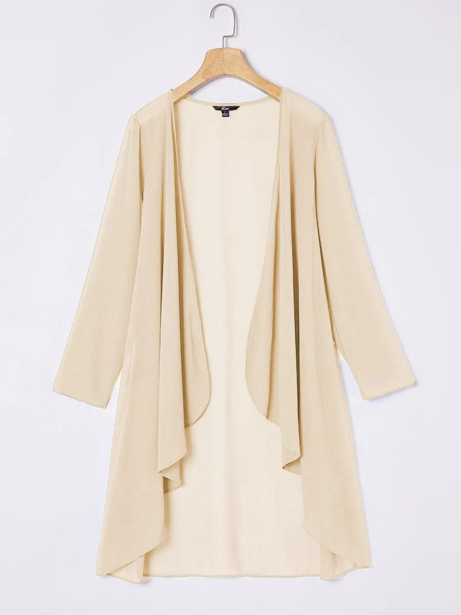 Chiffon Duster Cardigan