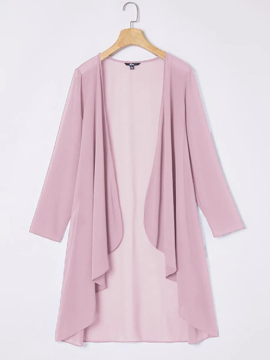 Chiffon Duster Cardigan