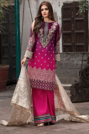 Chiffon Party Wear with Embroidery #M0032
