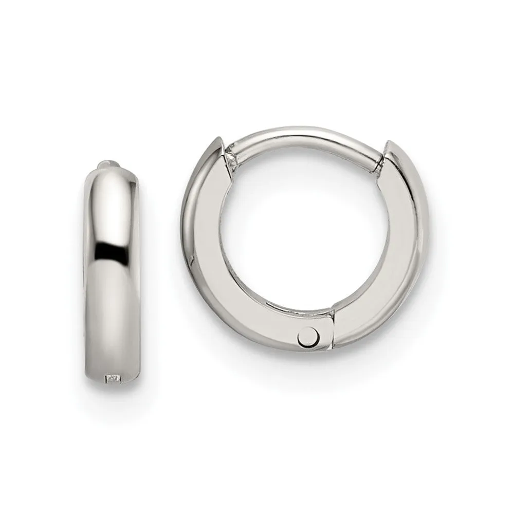 Chisel Stainless Steel Polished 2mm Endless Hinged Hoops