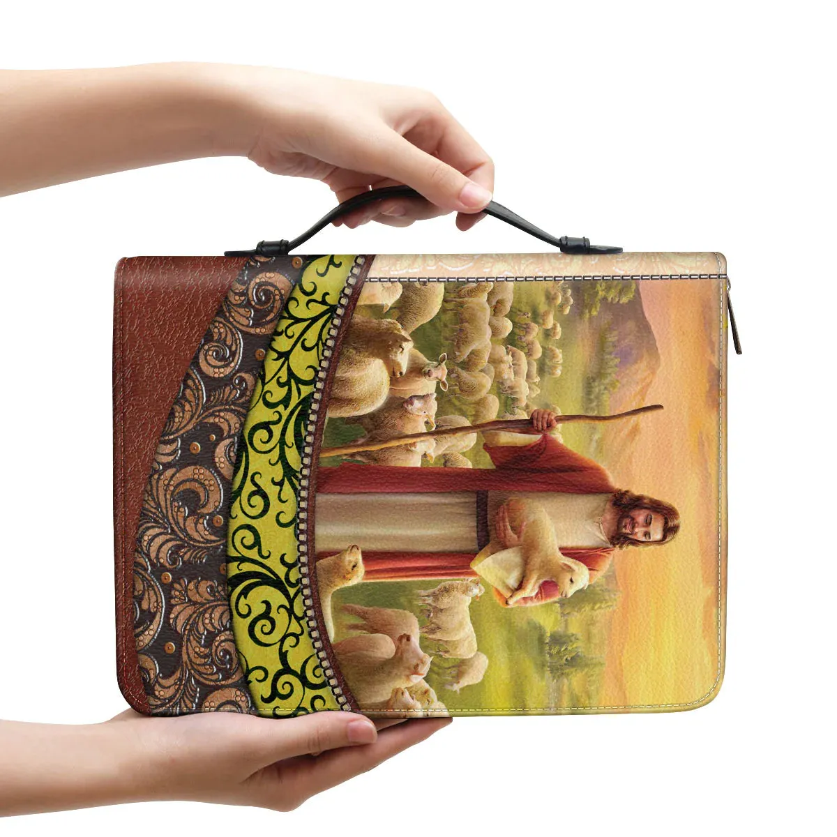 Christianart Designer Handbags, The Lord Is My Shepherd PSALM 23:1, Personalized Gifts, Gifts for Women.