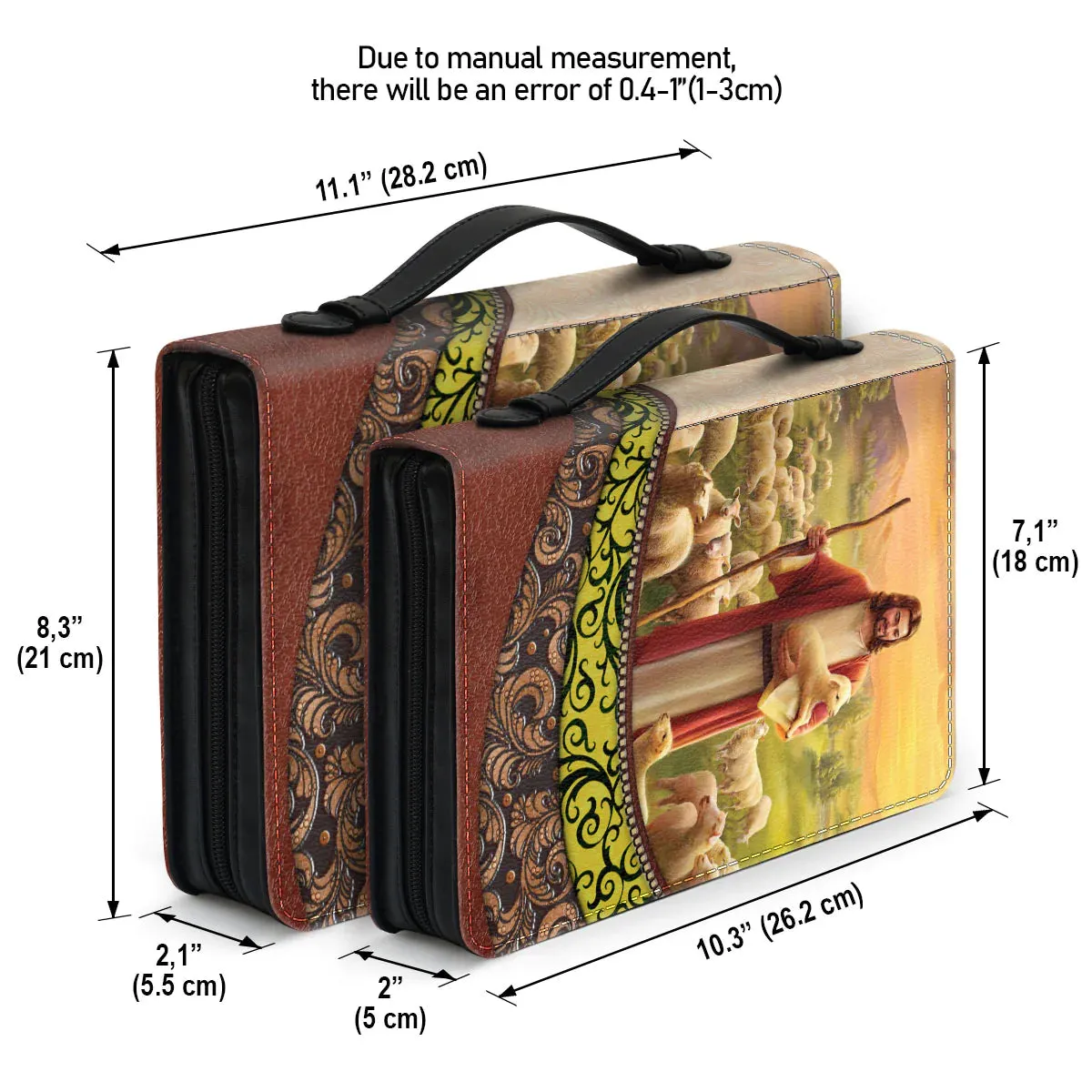 Christianart Designer Handbags, The Lord Is My Shepherd PSALM 23:1, Personalized Gifts, Gifts for Women.