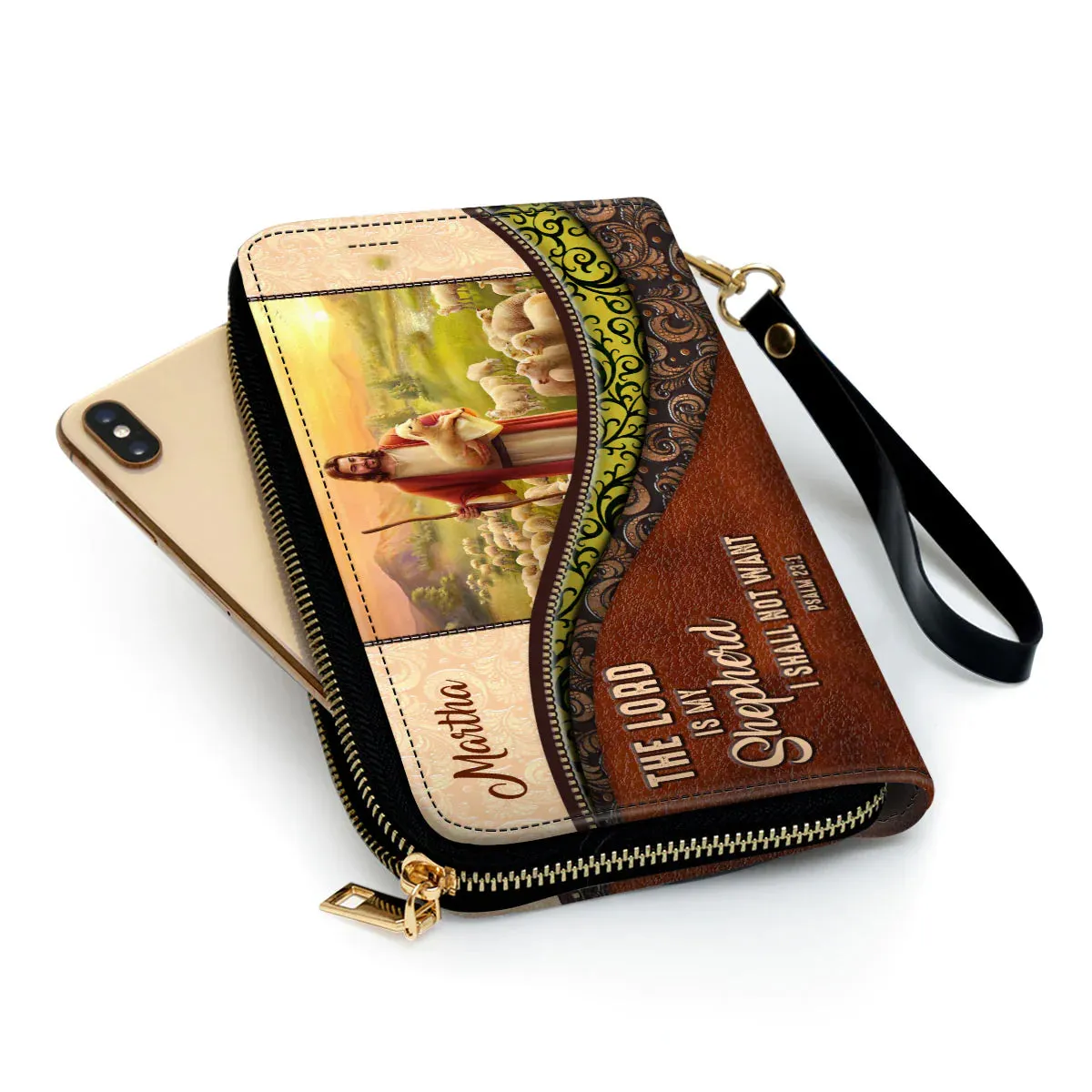 Christianart Designer Handbags, The Lord Is My Shepherd PSALM 23:1, Personalized Gifts, Gifts for Women.