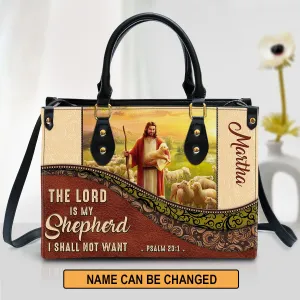 Christianart Designer Handbags, The Lord Is My Shepherd PSALM 23:1, Personalized Gifts, Gifts for Women.
