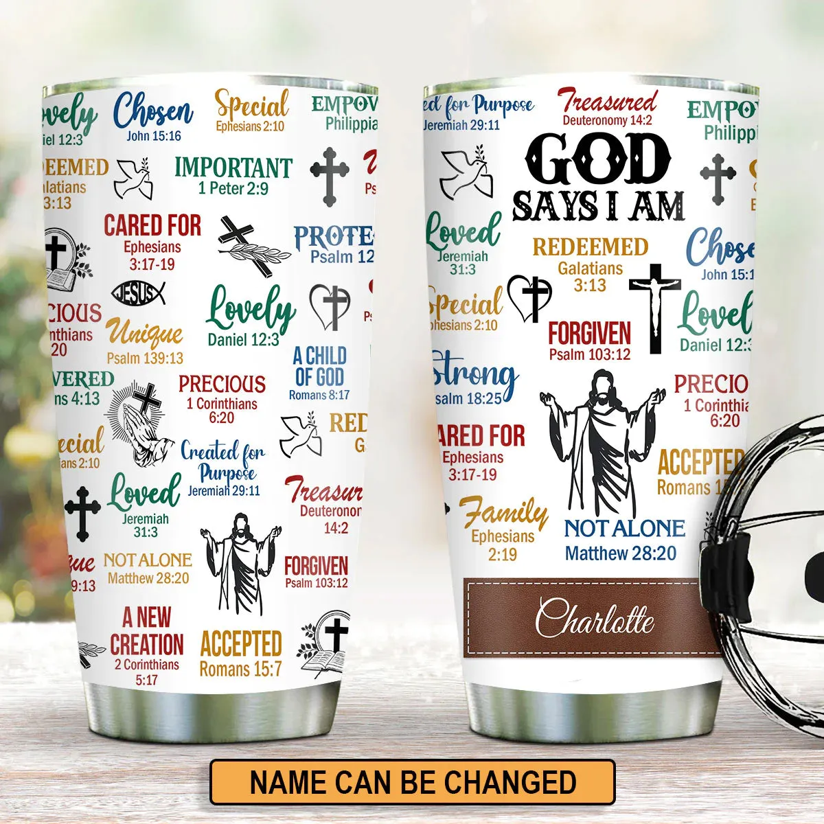 Christianart Handbag, Personalized Hand Bag, What God Says About You, Personalized Gifts, Gifts for Women.