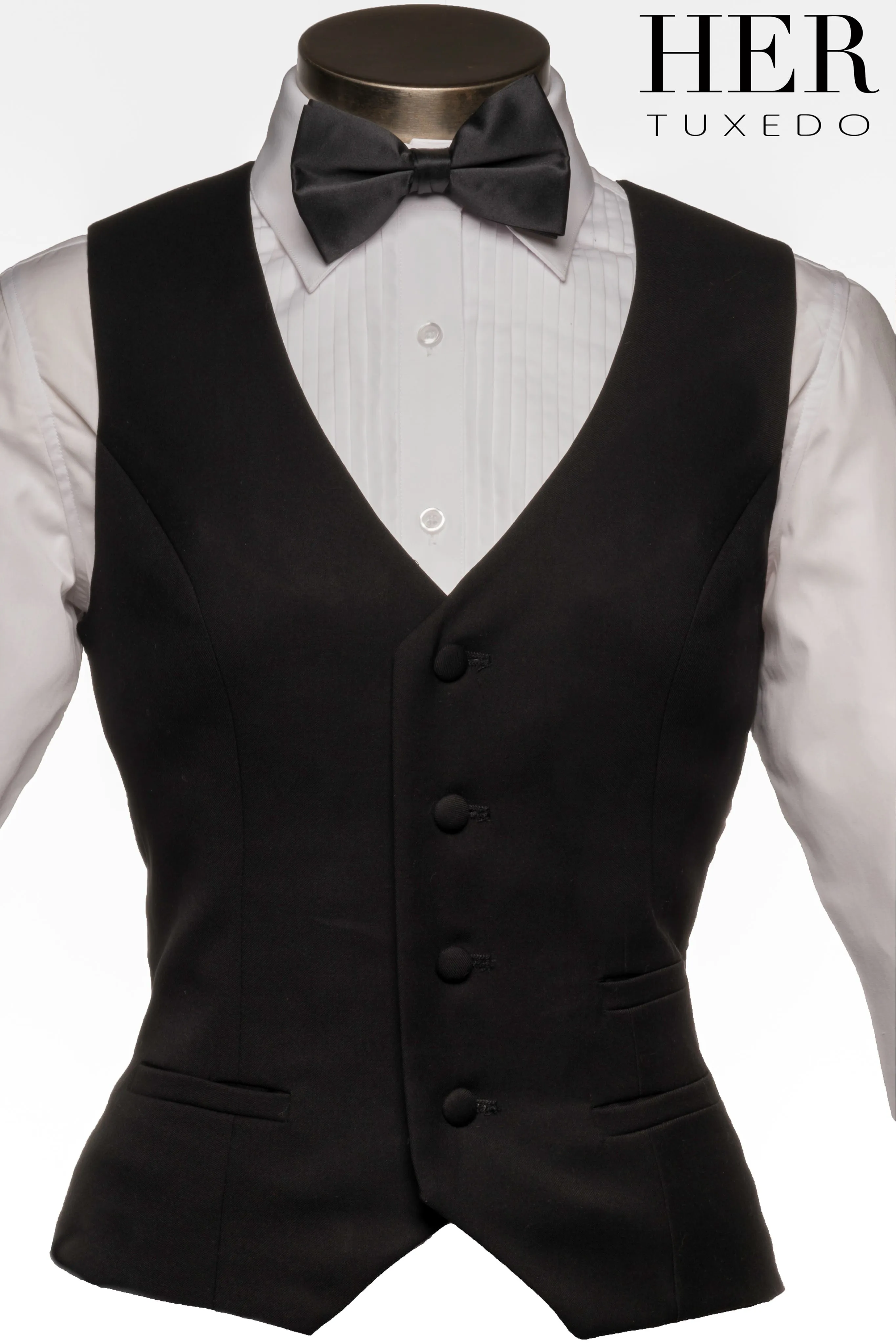 Classic Black Waistcoat (Slim Fit)