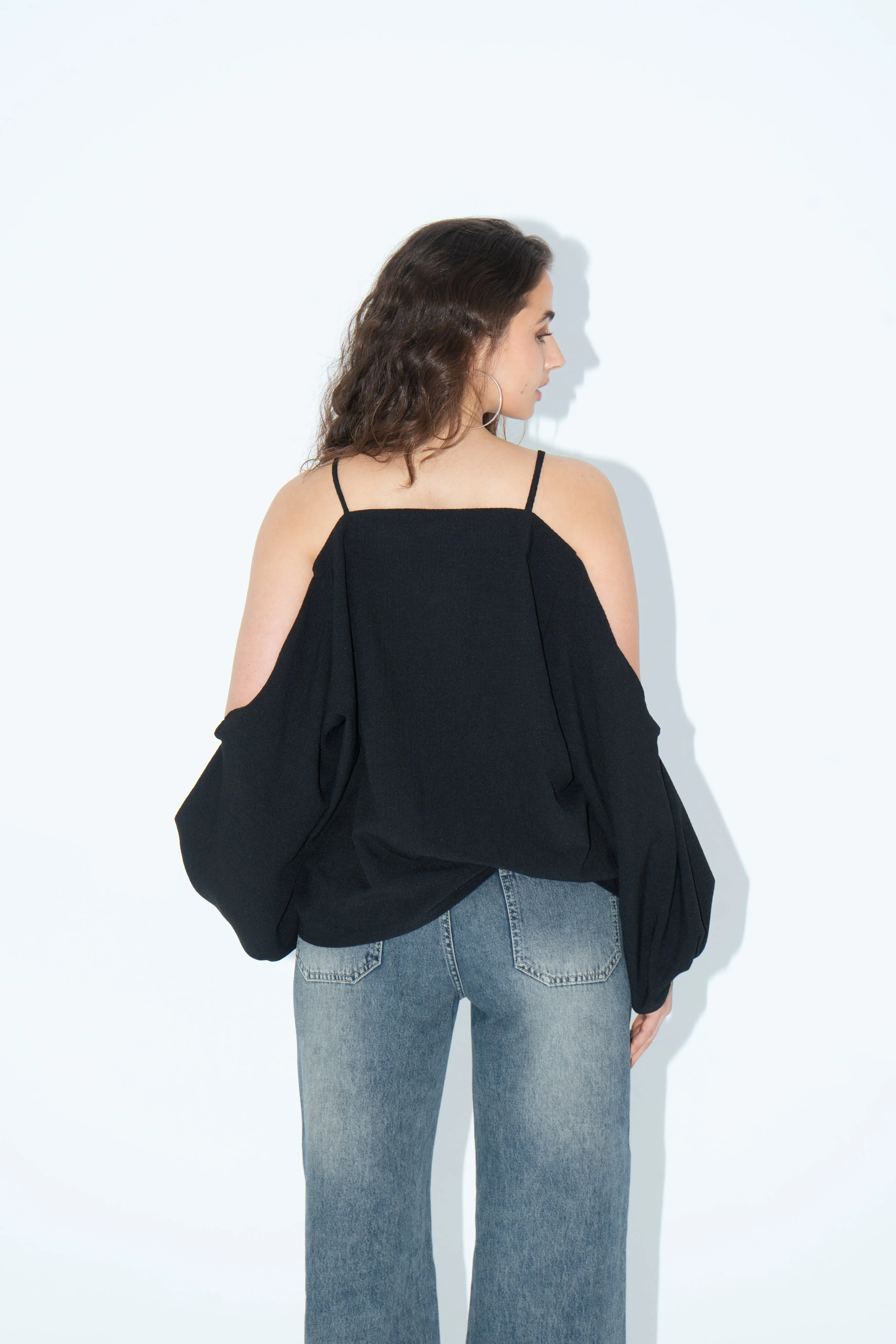 Cold-Shoulder Blouse