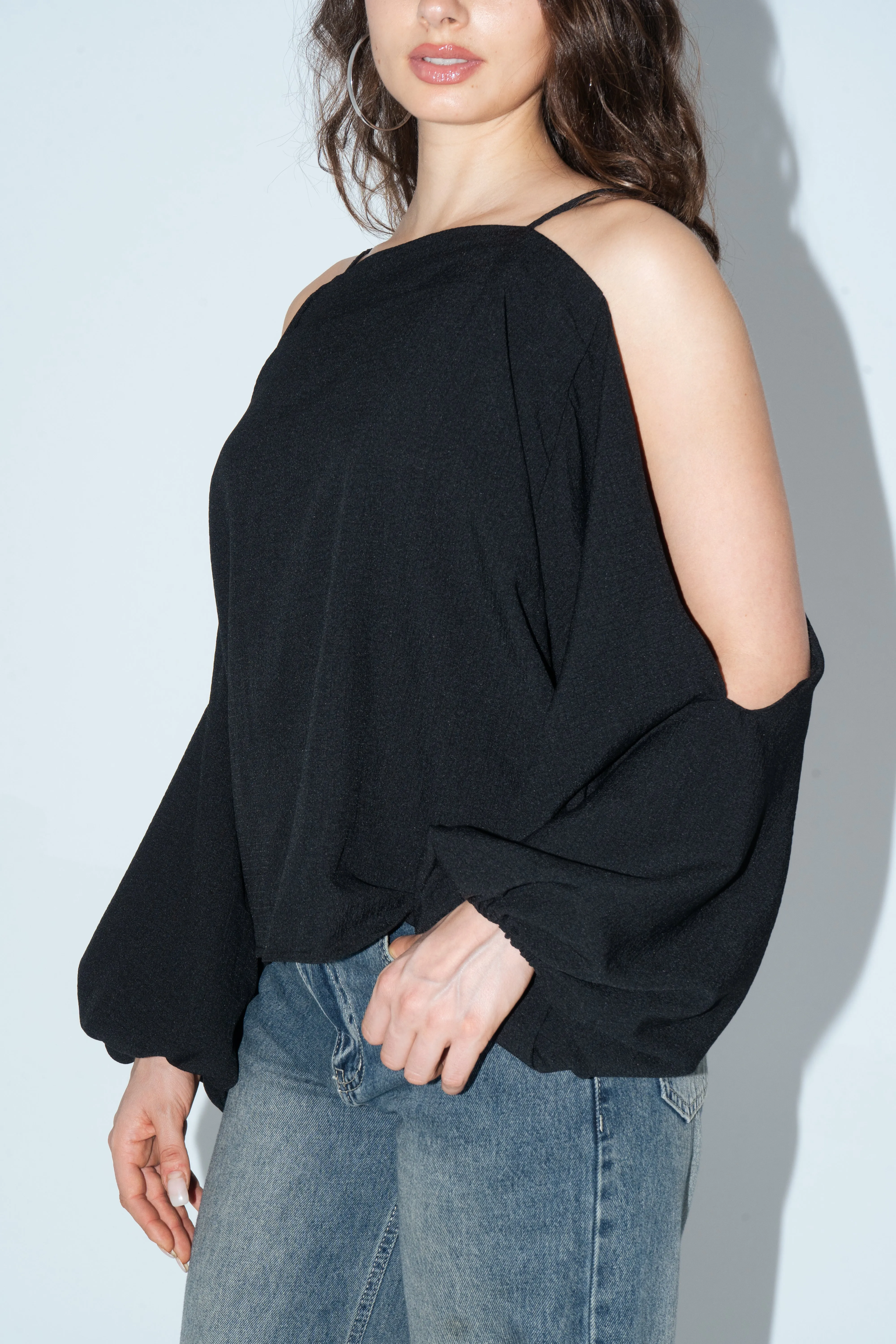 Cold-Shoulder Blouse
