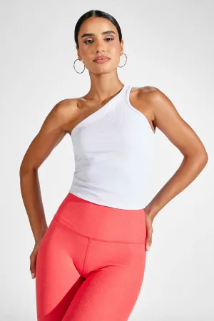 Cold Shoulder Rib Tank