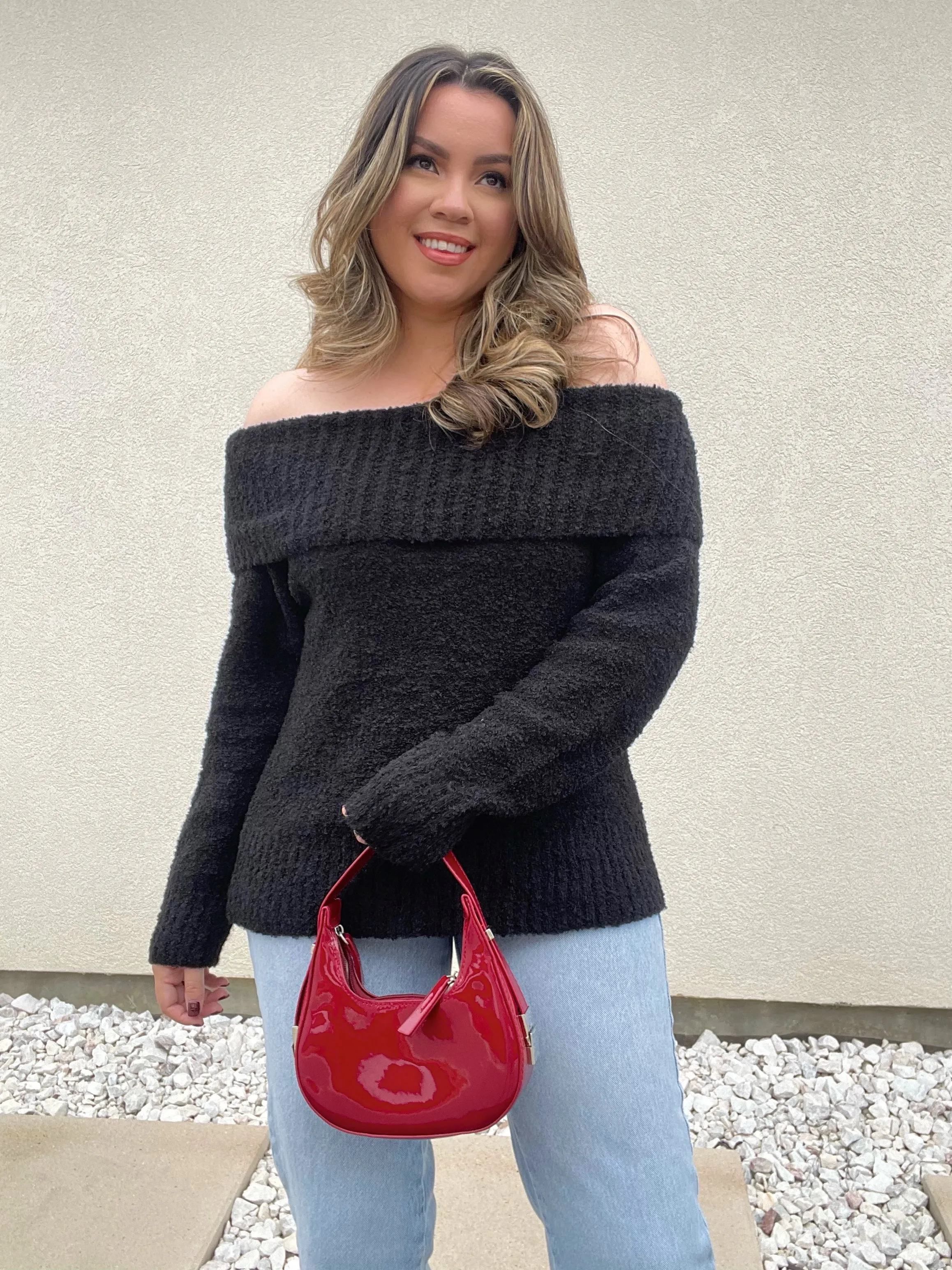 Cold shoulder- Sweater
