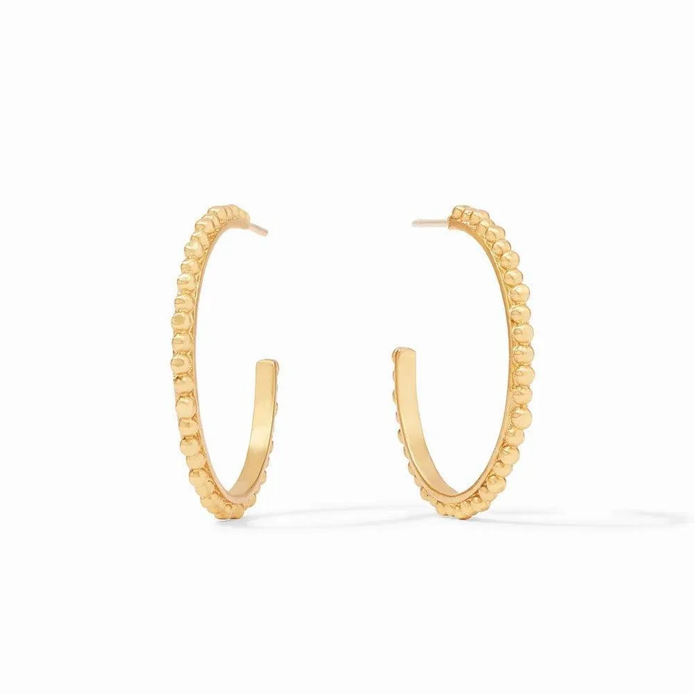 Colette Bead Hoop Earrings