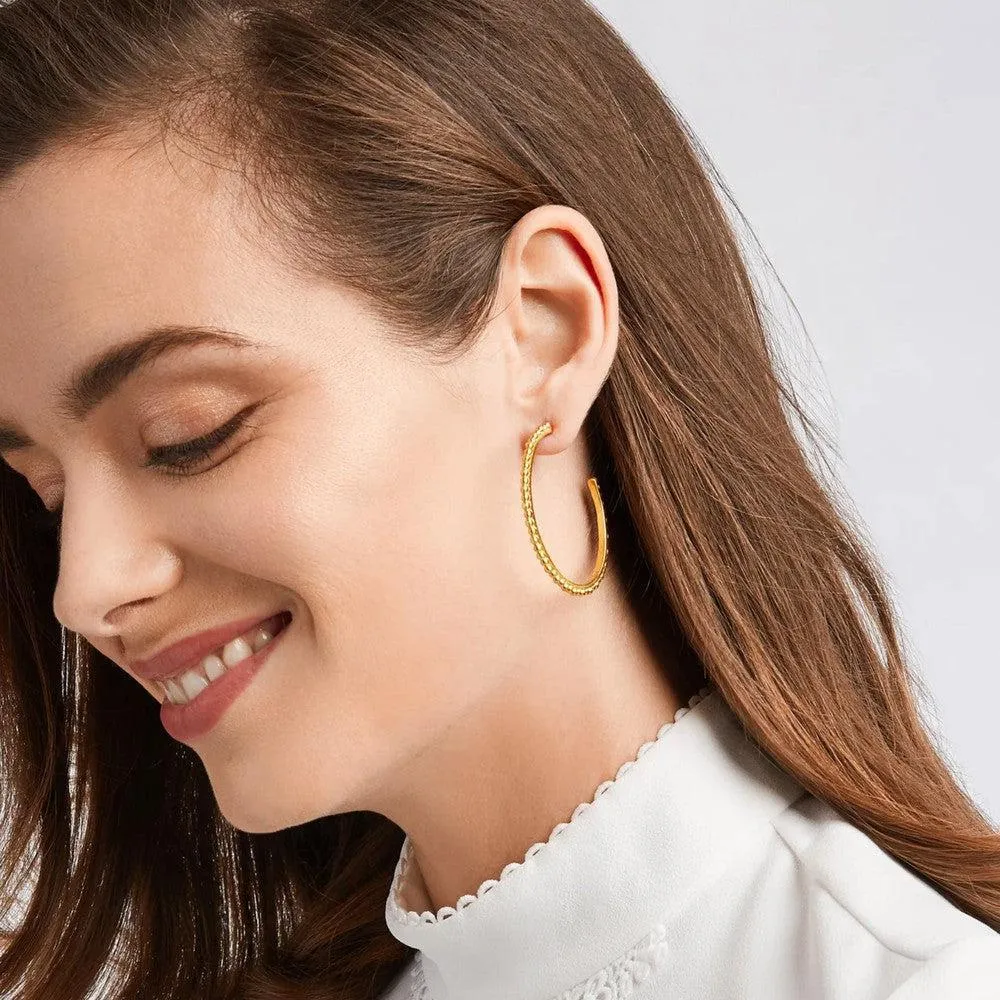 Colette Bead Hoop Earrings