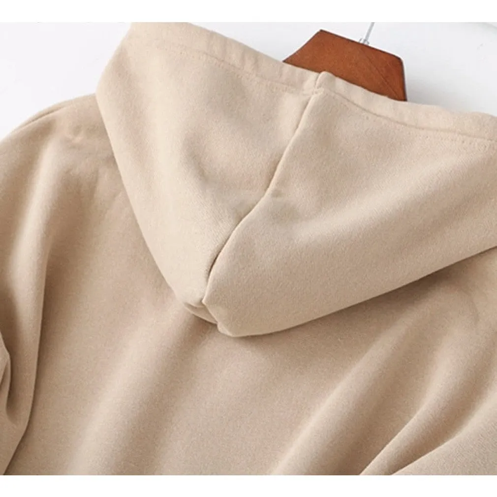 ContiNent 33 Autumn Winter Women tracksuit thick fleece 100% cotton suit 2 pieces sets hoodies sweatshirt and pants suits 6L17