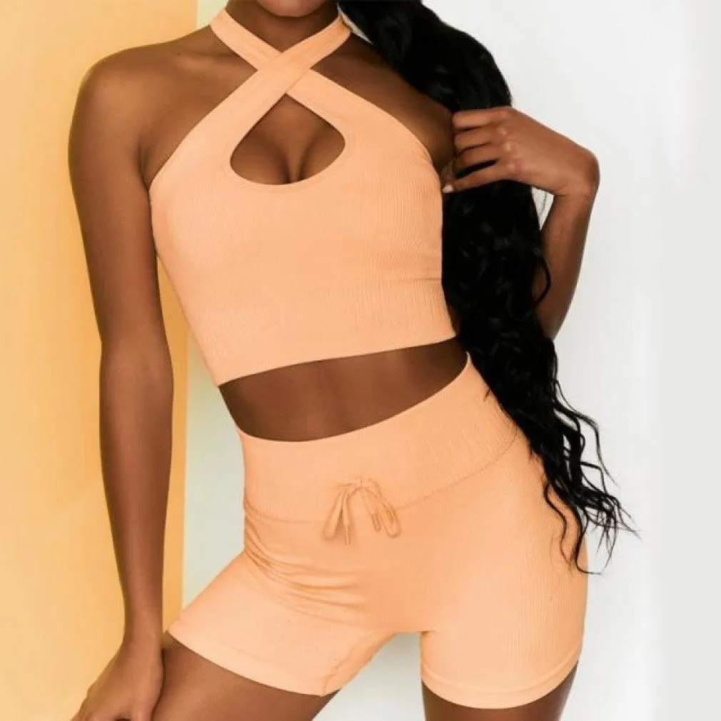 ContiNent 33 Seamless Yoga Set Sport Suit Two Piece Set Women Gym Clothing Workout Sportswear Yoga Set High Waist Seamless Leggings Sport Top