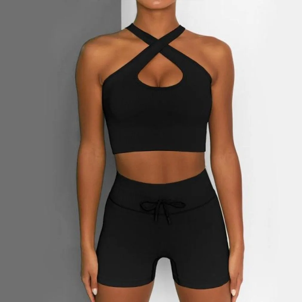 ContiNent 33 Seamless Yoga Set Sport Suit Two Piece Set Women Gym Clothing Workout Sportswear Yoga Set High Waist Seamless Leggings Sport Top