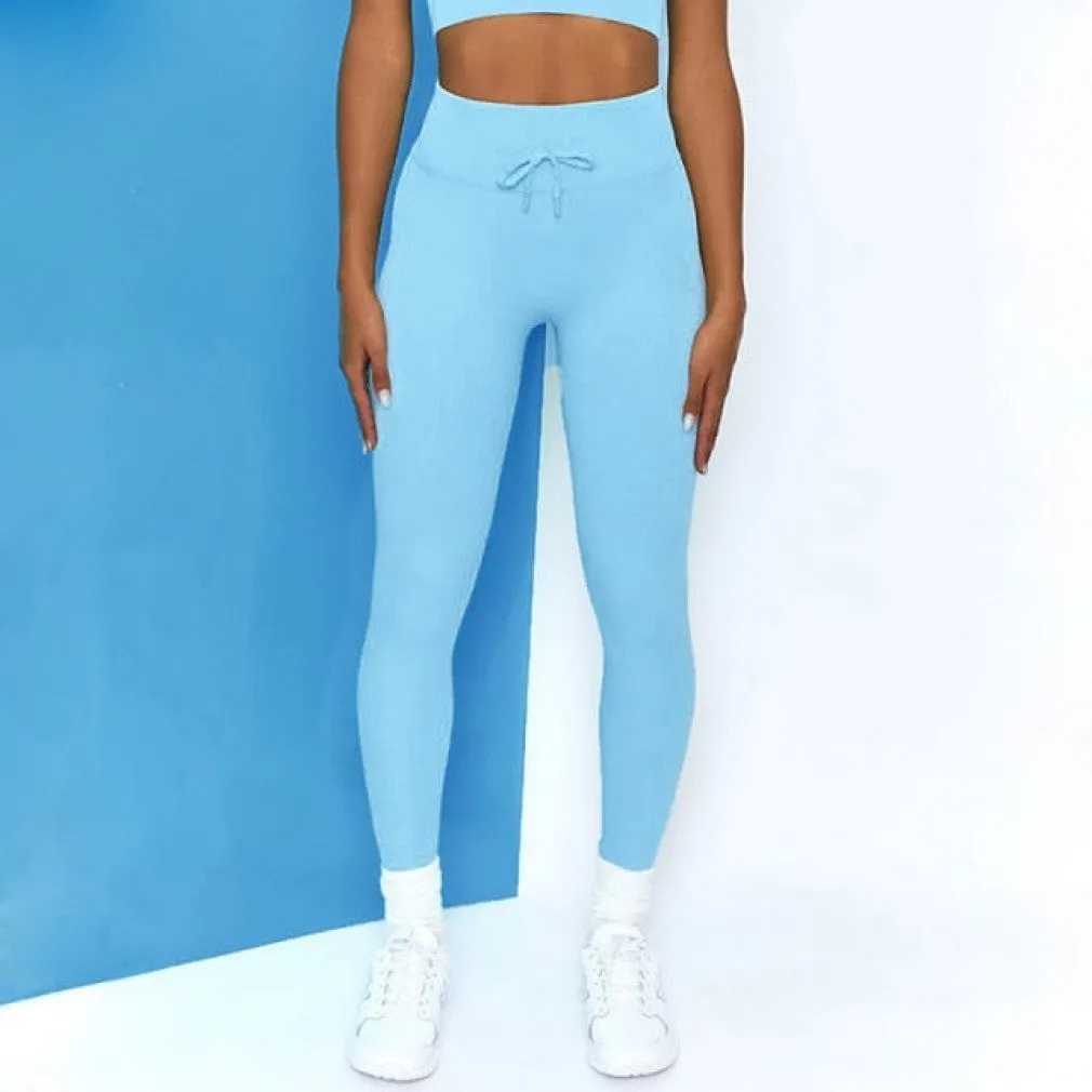 ContiNent 33 Seamless Yoga Set Sport Suit Two Piece Set Women Gym Clothing Workout Sportswear Yoga Set High Waist Seamless Leggings Sport Top